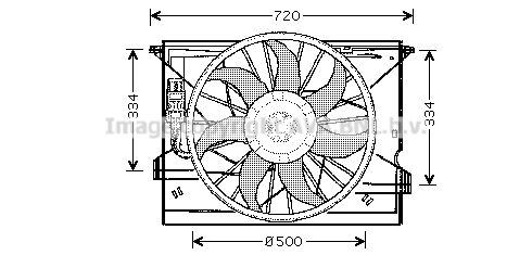 AVA QUALITY COOLING Ventilaator,mootorijahutus MS7508